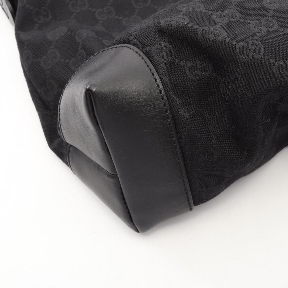 GUCCI Black Leather Shoulder Bag - Picture 8 of 9